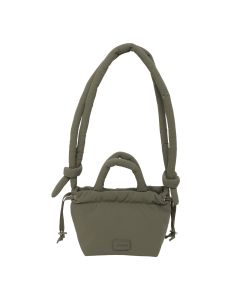 BOLSO MOCHILA SAFTA MOOS CAPSULA ACOLCHADO VERDE 16X16CM