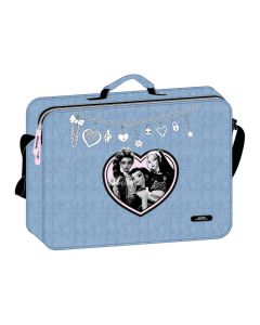 CARTERA ESCOLAR SAFTA K-POP DEMON HUNTERS HUNTR/X 28X38CM