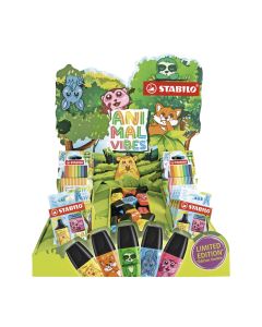 EXPOSITOR SOBREMESA ROTULADOR STABILO ANIMAL VIBES