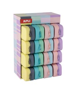 PORTATODO APLI SILICONA BICOLOR NORDIK SURTIDO 7X18CM