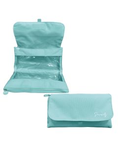 PORTATODO DOHE DOBLE SERENITY CON SOLAPA VERDE PASTEL 11X22CM