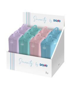 PORTATODO DOHE SILICONA CUADRUPLE SERENITY PASTEL SURTIDO 7X22CM