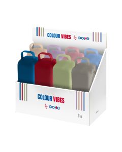 PORTATODO DOHE SILICONA COLOUR VIBES SURTIDO 6X20CM