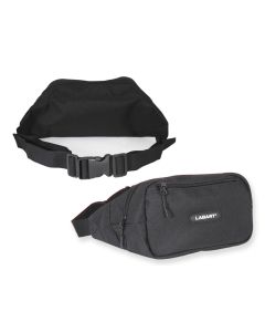 RIÑONERA LAGART BOLSILLO NEGRA 14X35CM