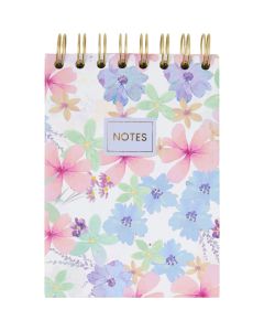 BLOC NOTAS TAKENOTE TAPA DURA ESPIRAL VIOLET A6 90G 96H LISO