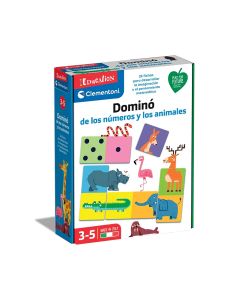 JUEGO CLEMENTONI APRENDO DOMINO LOS ANIMALES +4 AÑOS