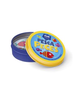 CARTAS IMAGILAND FUNTASTIC REDONDAS CAJA METALICA PESCA PECES +5 AÑOS