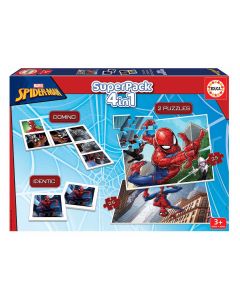 JUEGO EDUCA SUPERPACK 4 EN 1 SPIDERMAN +3 AÑOS