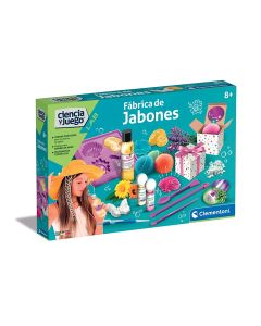 JUEGO CLEMENTONI CIENCIA Y JUEGO FABRICA DE JABONES +8 AÑOS