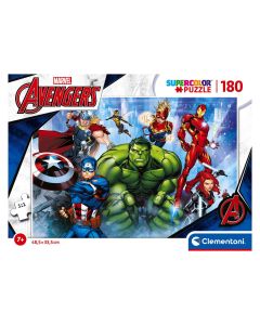 PUZZLE 180P CLEMENTONI SUPERCOLOR AVENGERS +7 AÑOS
