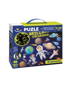 PUZZLE 80P IMAGILAND PUZZLING BRILLA EN LA OSCURIDAD EL UNIVERSO +5 AÑOS