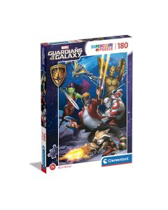 PUZZLE 180P CLEMENTONI SUPERCOLOR MARVEL GUARDIANS OF THE GALAXY +7 AÑOS