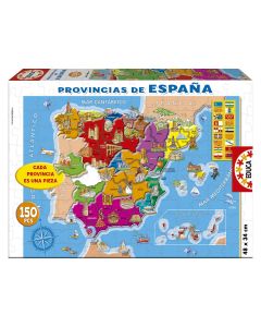 PUZZLE 150P EDUCA PROVINCIAS ESPAÑA +6 AÑOS