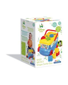 JUEGO CLEMENTONI BABY MICKEY AUTOBUS FORMAS COLORES +10 MESES