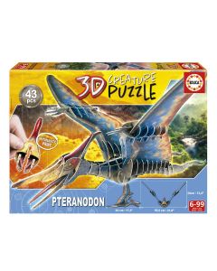 JUEGO EDUCA 3D CREATURE PUZZLE PTERANODON +6 AÑOS