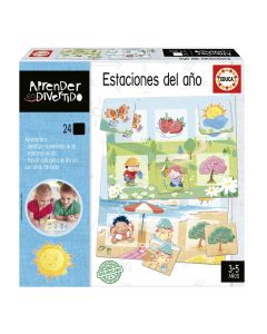 JUEGO EDUCA APRENDER ES DIVERTIDO ESTACIONES DEL AÑO +3 AÑOS