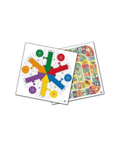 TABLERO MADERA FALOMIR PARCHIS-OCA 6 JUGADORES CON ACC. 40CM +6 AÑOS