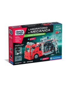 JUEGO CLEMENTONI CIENCIA Y JUEGO MECHANICS CAMION DE BOMBEROS +8 AÑOS