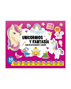 BLOC ACTIVIDADES IMAGILAND UNICORNIOS Y FANTASÍA +3 AÑOS