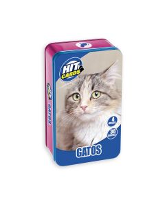 CARTAS IMAGILAND FUNTASTIC HIT CARDS CAJA METALICA GATOS +5 AÑOS