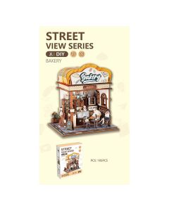 PUZZLE 185P ALEX BOG 3D MADERA STREET BAKERY +14 AÑOS