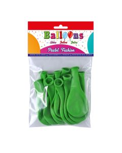 GLOBOS VIVALLOONS COLORES VERDE BOLSA 10UD