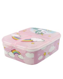 FIAMBRERA KIDS PLASTICO MULTIPLE UNICORN RAINBOW 16,5X19,5CM