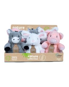 PELUCHE FAMOSA NATURE ANIMALES DE GRANJA +0 AÑOS 27CM