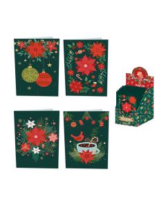CHRISTMAS ARGUVAL FLOR DE PASCUA 19,1X13,3CM