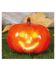 CALABAZA GUIRCA HALLOWEEN CON LUZ 16CM