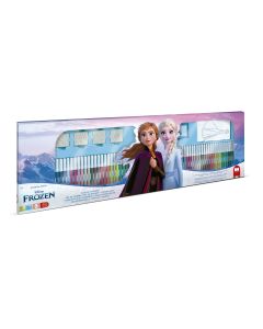 SET REGALO MULTIPRINT 4 SELLOS + 60 ROTULADORES FROZEN +3 AÑOS