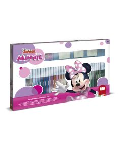 SET REGALO MULTIPRINT 2 SELLOS + 36 ROTULADORES MINNIE +3 AÑOS