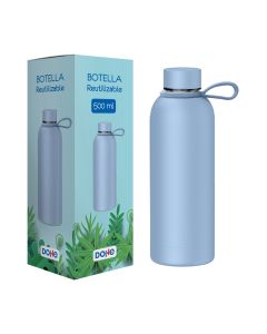 BOTELLA DOHE TERMICA REUTILIZABLE 500ML AZUL