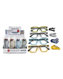 GAFAS LECTURA UMAY GEOMETRIC CON CORDON