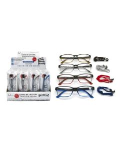 GAFAS LECTURA UMAY BICOLOR CON CORDON