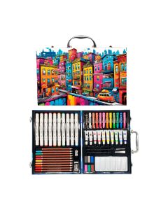 SET DIBUJO ALEX BOG LITTLE ART STUDIO 53 PIEZAS HOUSES