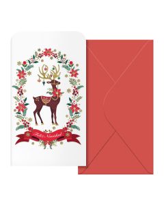BILLETERO DOHE NAVIDAD CARIBU 16X9CM
