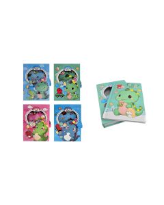DIARIO SORT DINOS EN CAJA TROQUELADA 20X14CM