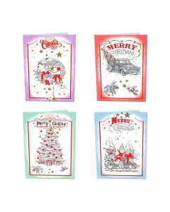 CHRISTMAS ARGUVAL BUSQUETS H SURTIDOS 17X11,5CM