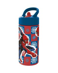 BOTELLA SAFTA PVC SPIDERMAN ATTACK 410ML