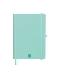 CUADERNO FINOCAM POLIURETANO NEXO CON GOMA A5 80G 72H LISO TURQUESA