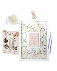 MARCO DE LOS DESEOS ARGUVAL CON ESTRELLAS + 2 BOLIGRAFOS 42X29,7CM