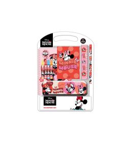 SET ESCRITURA SAFTA 11 PIEZAS MINNIE MOUSE NAIVE