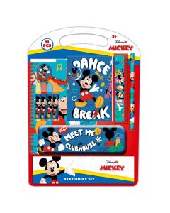 SET ESCRITURA SAFTA 11 PIEZAS MICKEY MOUSE GOOD DAY