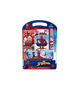 SET ESCRITURA SAFTA 11 PIEZAS SPIDERMAN ATTACK