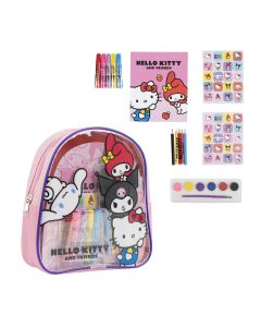 SET PAPELERIA A.CERDA MOCHILA 20 PIEZAS HELLO KITTY 22X20CM