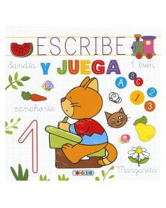 LIBRO TODOLIBRO ESCRIBE Y JUEGA 4 +4 AÑOS