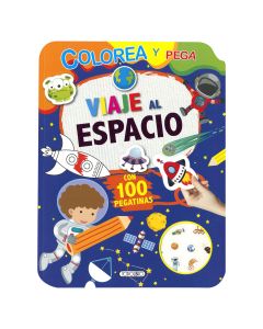LIBRO TODOLIBRO DIBUJA Y COLOREA VIAJE AL ESPACIO +4 AÑOS