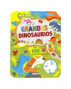 LIBRO TODOLIBRO DIBUJA Y COLOREA GRANDES DINOSAURIOS +4 AÑOS