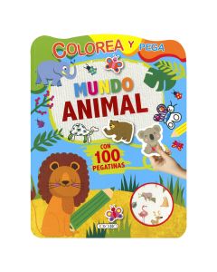 LIBRO TODOLIBRO DIBUJA Y COLOREA MUNDO ANIMAL +4 AÑOS